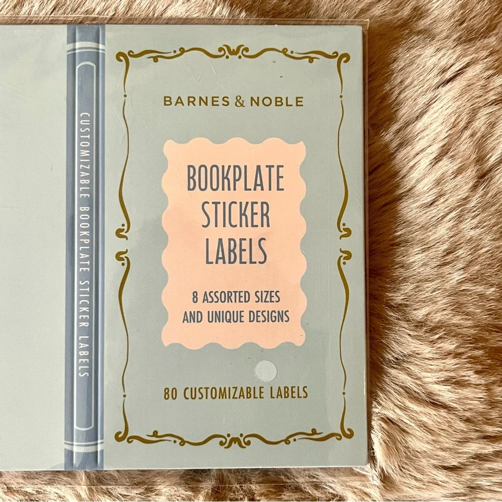 (labels) 🏷️🎉🆕 customizable library theme book lovers sticky note book set
